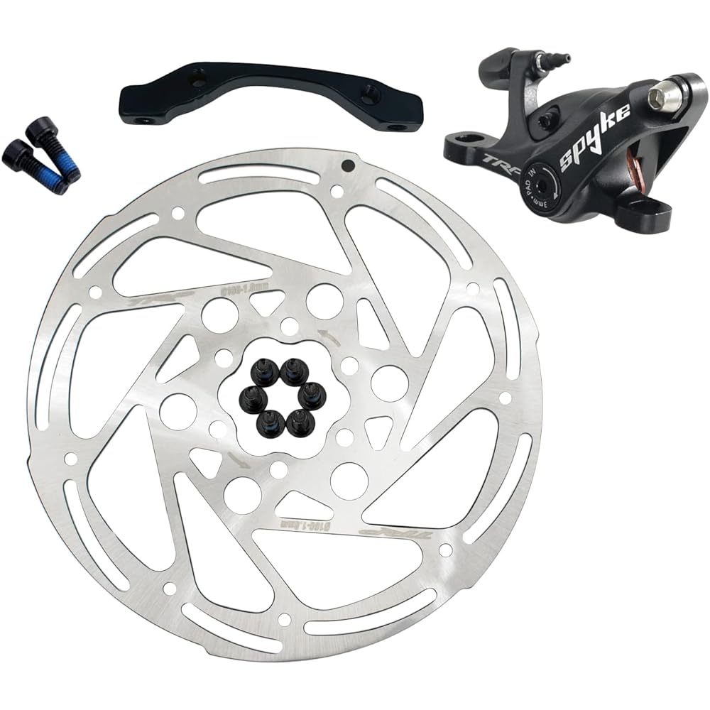 TRP SPYKE MTB Alloy Mechancial Disc Brake Set 180/160mm Rotor, Front and Rear, MH1703