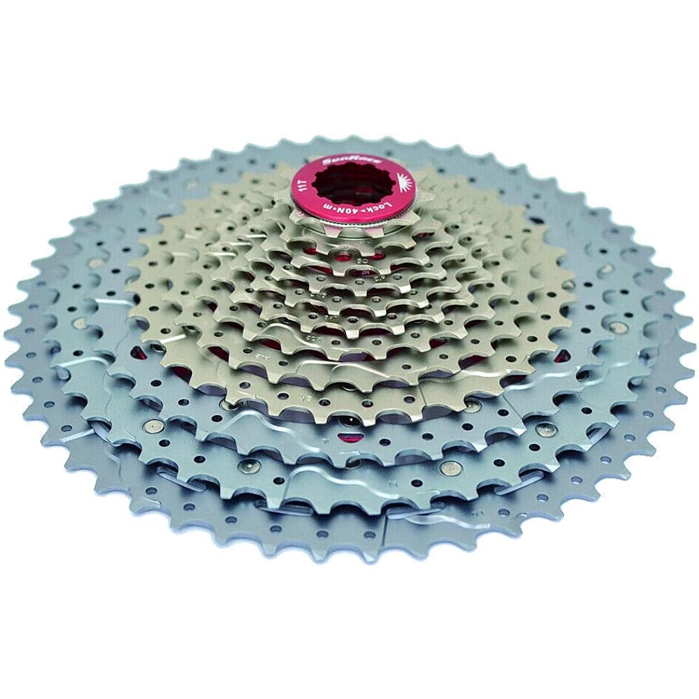 SunRace CSMZ903 11-51T 12 Speed Wide Ratio Cassette, Silver, ST1910