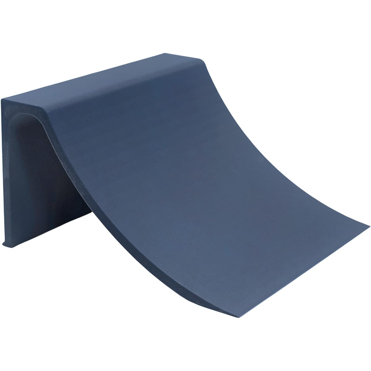 Cheek Tuning Fingerboard Quarterpipe - 6 x 6 x 3 - Blue Steel Colorway