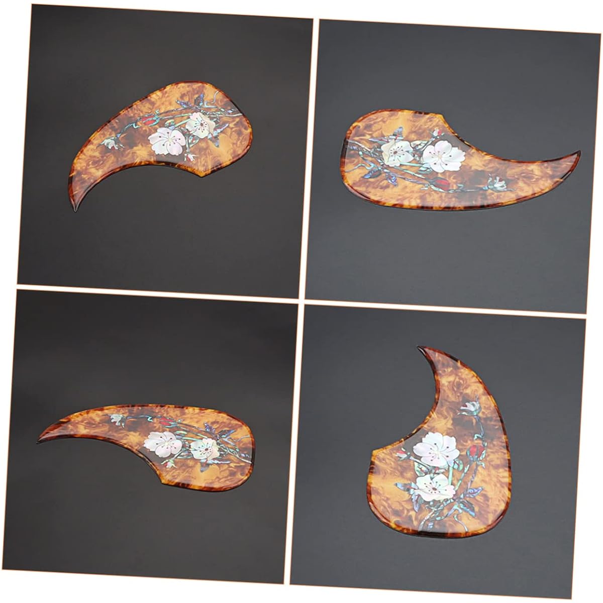 VICASKY 5pcs Guitar Pickguard Ukulele Accessories Guitar Parts Guitar Scratch Plate Acoustic Guitar Accessories Music Protective Plate Electric Guitar Sticker