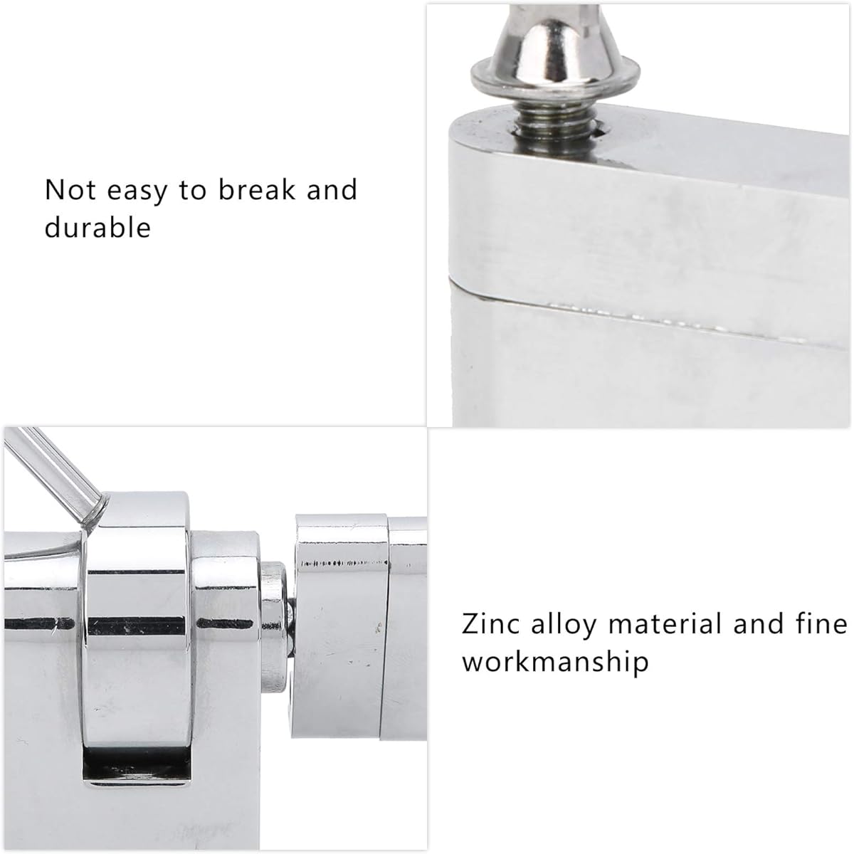 Throw‑Off Snare Drum Strainer Silver Durable Metal with Filter Head Mounting Screws Percussion Instrument Accessories Zinc Alloy