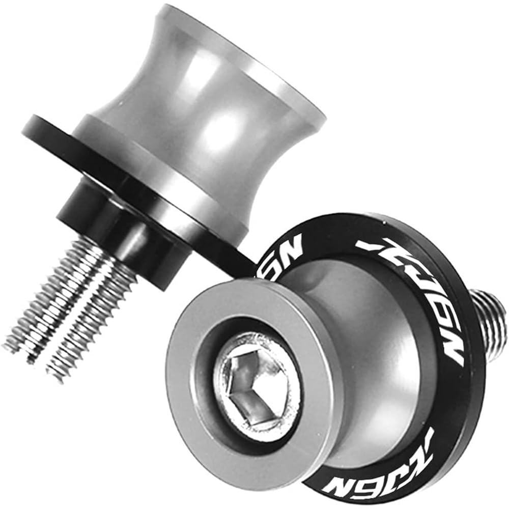 Swing Arm Spool Stand Screw Slider Motorcycle Accessories 6MMCNC Swing Arm Spool Stand Screw Slider For YA-MA-HA XJ6N XJ6 N DIVERSION 2009-2015 2014 2013 2012 2011 (Color: Black)