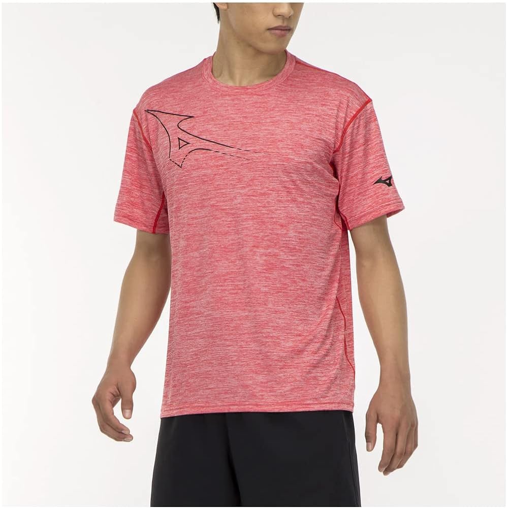 [Mizuno] Tennis Wear Practice Shirt Sweat Absorbent Quick Drying Dynamotion Fit 62JA2Z14