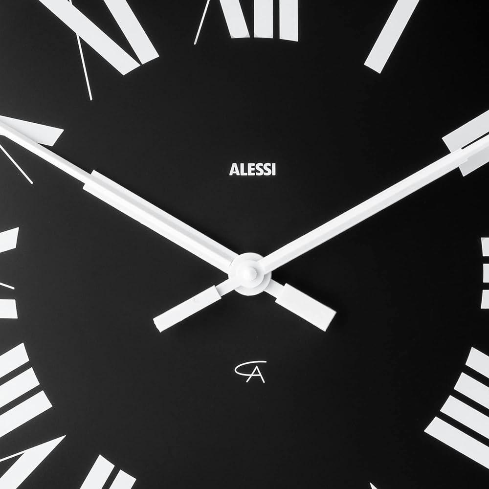 ALESSI Firenze Wall Clock Black 12 B