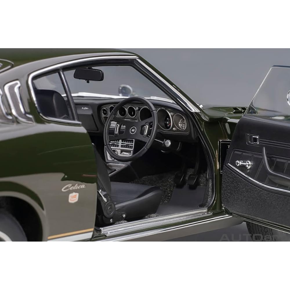 AUTOart 1/18 Toyota Celica Liftback 2000GT (RA25) 1973 Moss Green Finished Product