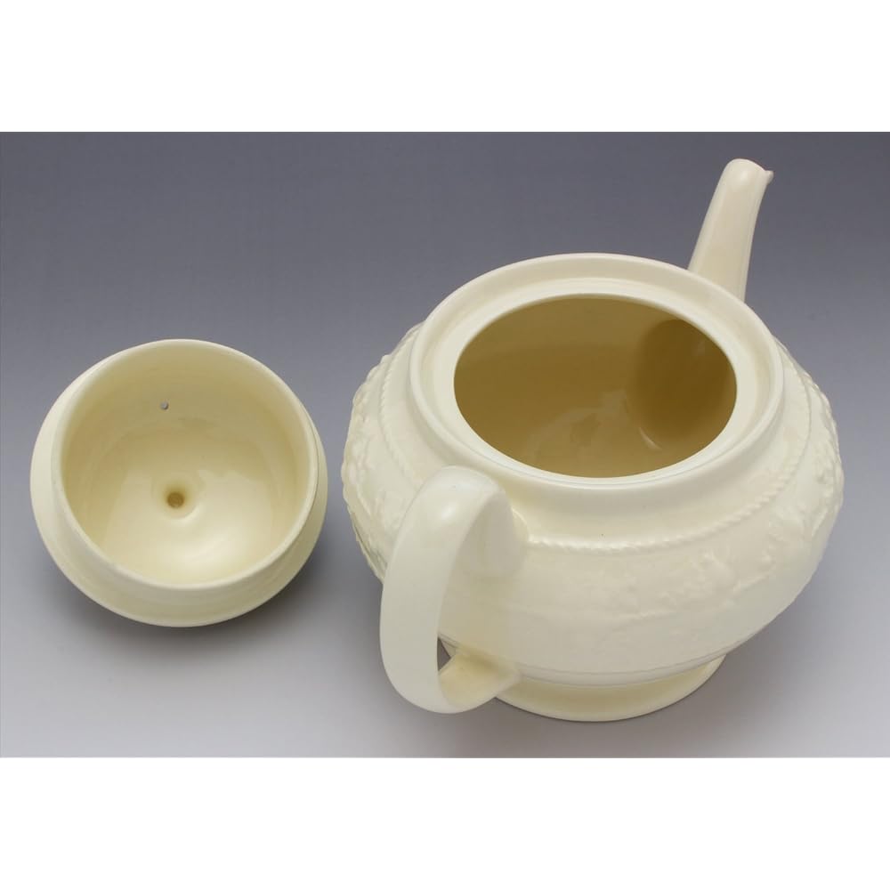 [Regular Imported Product] Wedgwood Festivity Ivory Teapot Wedding Gift Present 58951106080