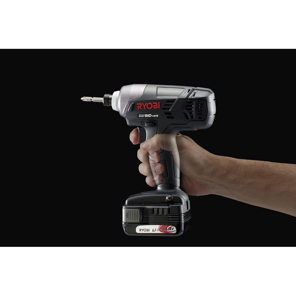 Kyocera Old Ryobi Rechargeable Impact Driver BID-1415 14.4V 657751A [Lightweight and compact, strong screw tightening with maximum tightening torque of 135N m] Lithium ion 14.4V Screw tightening capacity (small screws) M4 to M8 / (normal bolts) )M5~M14・(