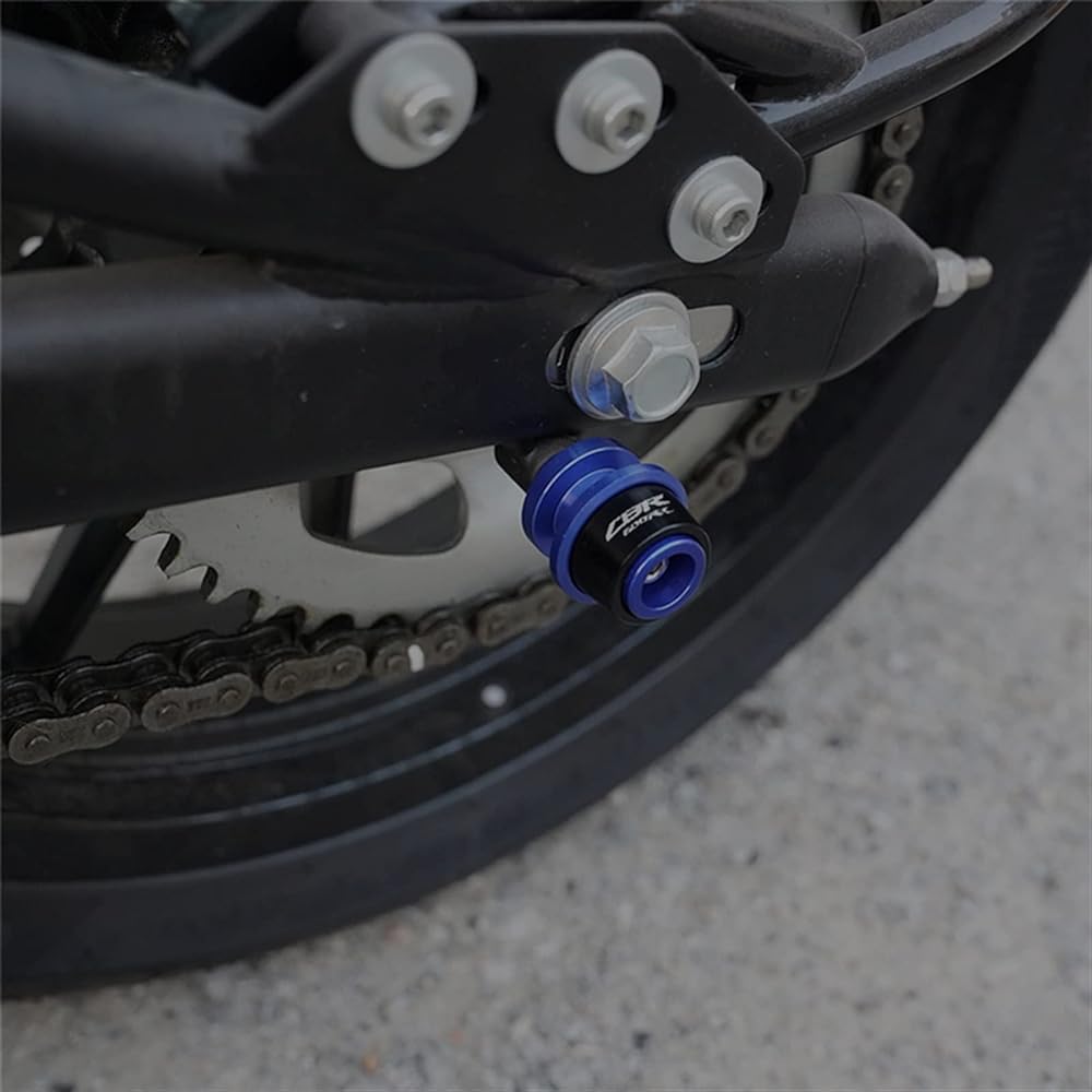 DOOREX 8mm Motorcycle Accessories Swing Arm Slider Spool Screw Bike Fit CBR600RR CBR 600 RR 2003 2004-2017 2018 2019 2020 Swing Arm Slider Spool (Size : Gold)