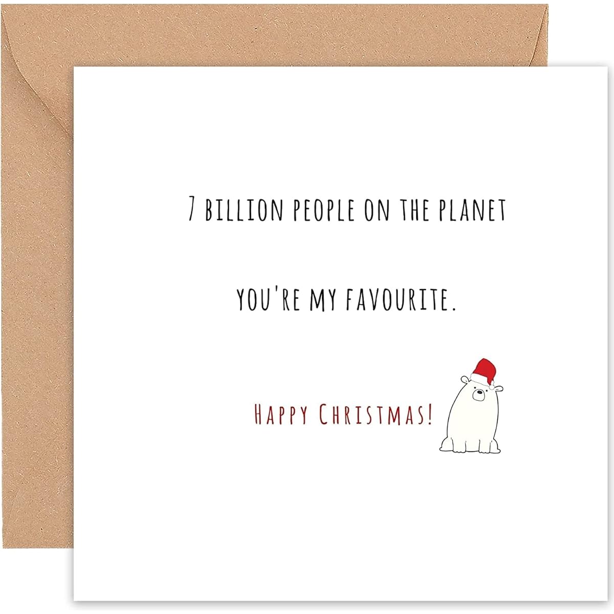 Felbridge Studio - Funny Christmas Cards - Humorous Christmas Cards for Husband Boyfriend Wife Girlfriend Partner Him Her Male Female - LGBT - Gift 2022-5 Inch
