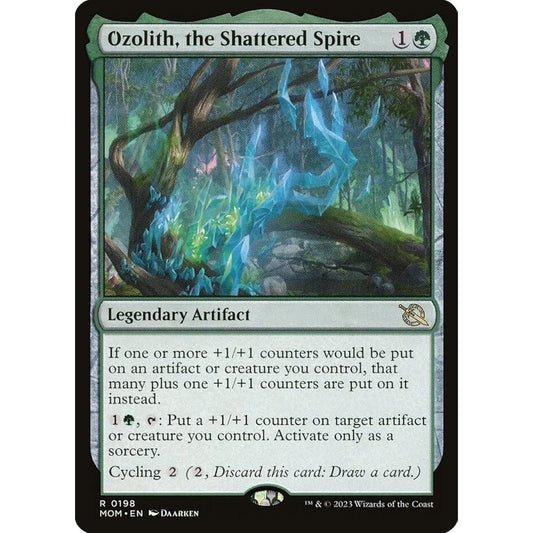 Magic: The Gathering - The Ozolith Shattered Spire (198) - March of the Machines