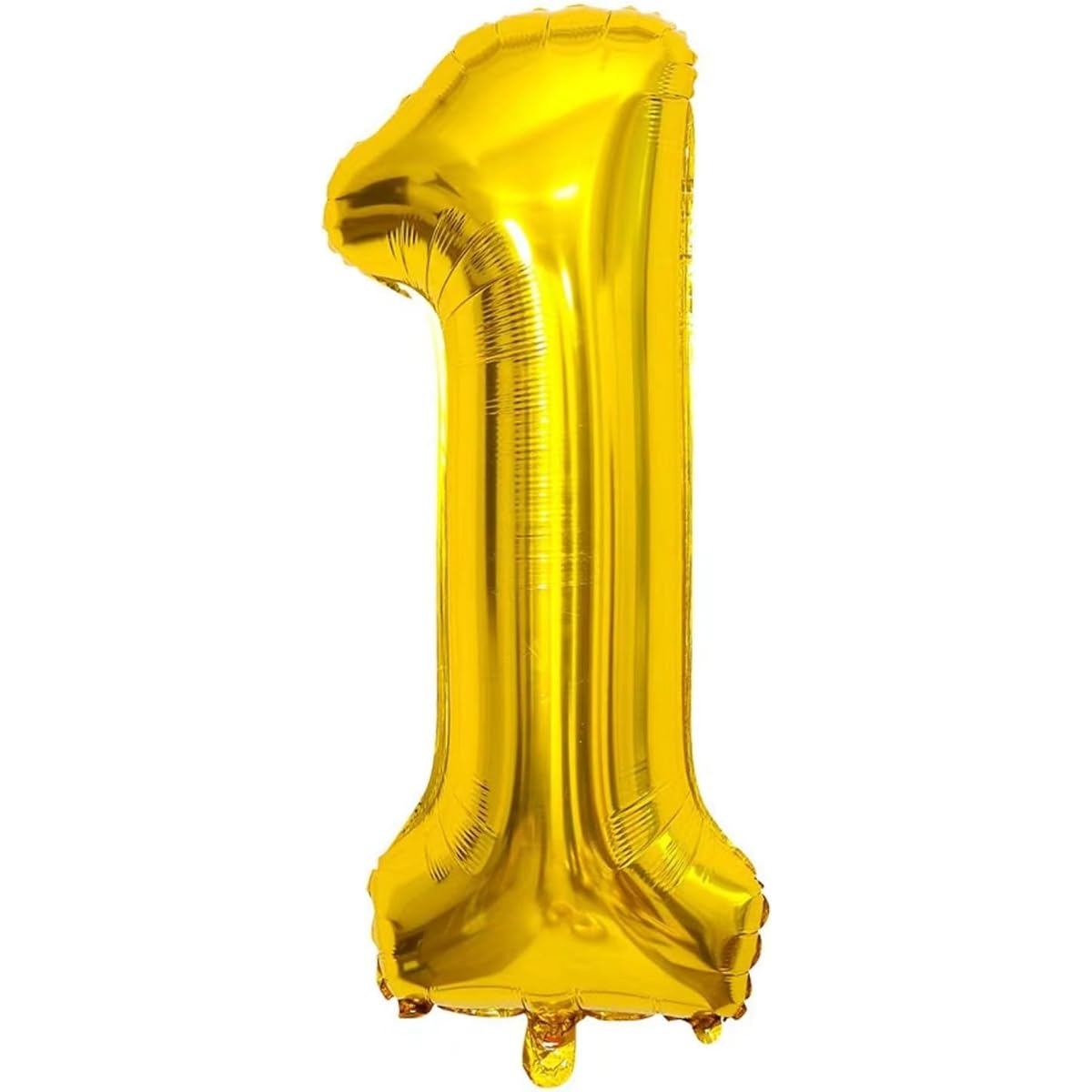 40" Gold Number 1 Crown Balloon Set, Birthday Balloons for Kids, Decoration Balloons for Wedding Anniversary Celebration (1)
