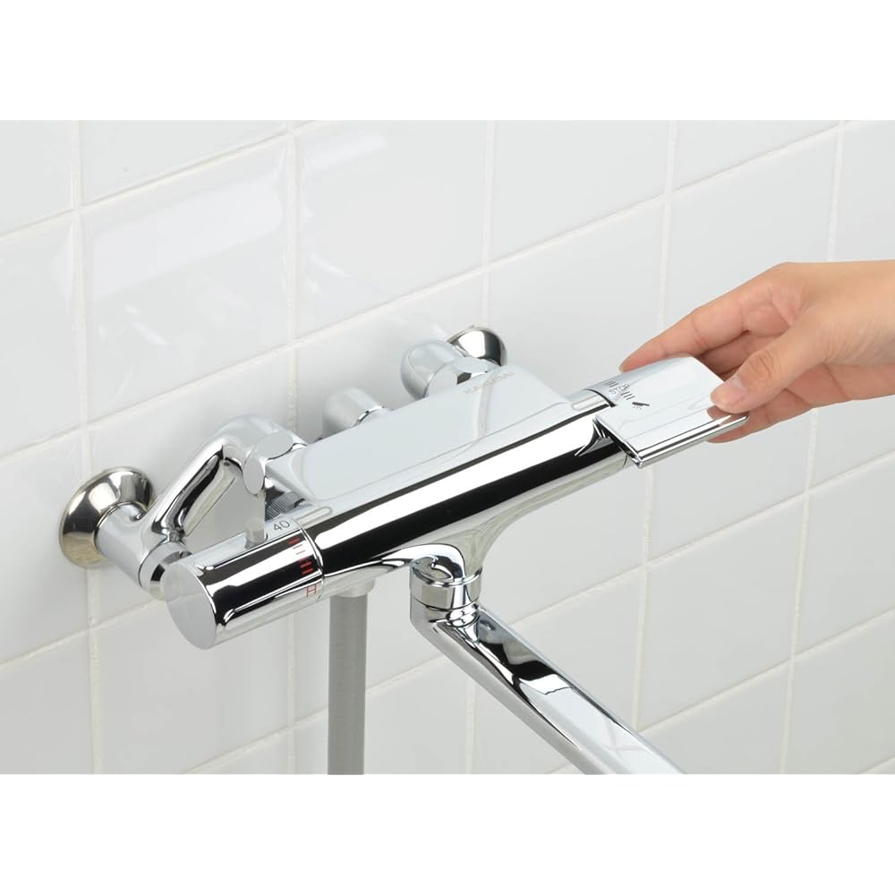 Kakudai Bathroom wall-mounted thermostatic shower mixer faucet, plated specification, with relax stop shower, water saving effect, cold region specification, 173-115K