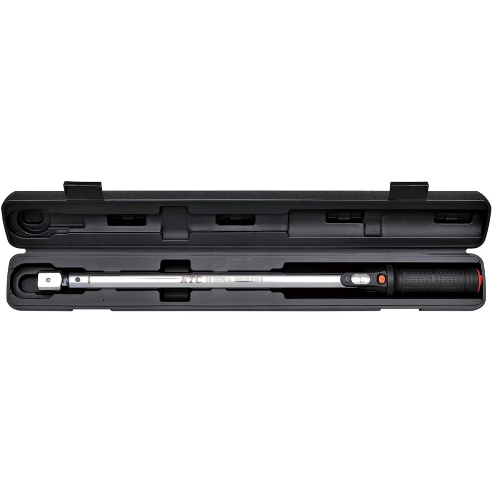 Kyoto Machinery Tools (KTC) 14X18 Insert Preset Type Torque Wrench Head Replaceable Set Torque Range 60-300Nm TGW300202