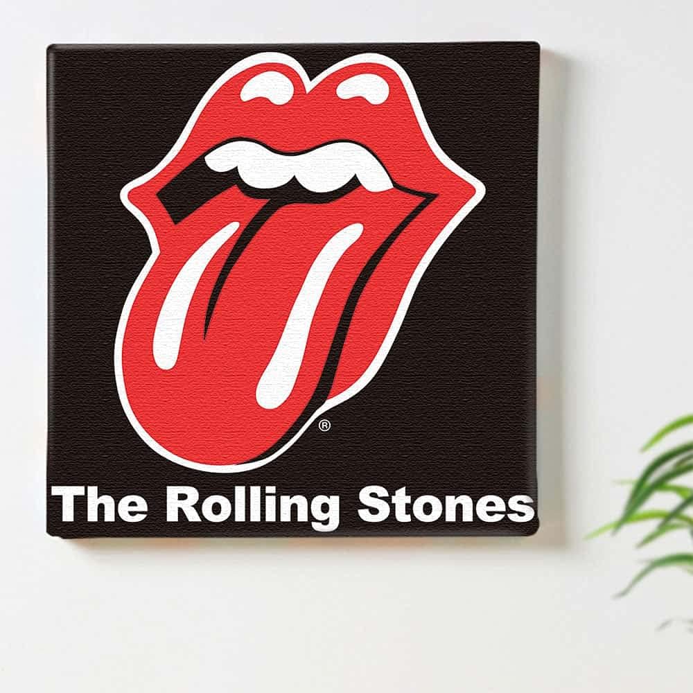 Art Deli Poster Rolling Stones Fabric Panel unv-0013-bk-L L size