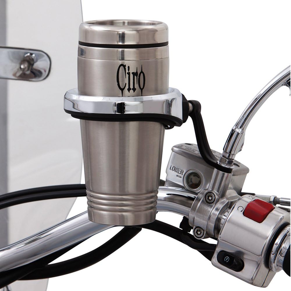 Ciro 50120 Black Accessory Mirror Mount for All Harley-Davidsons (Except Models with Hydraulic Clutch)