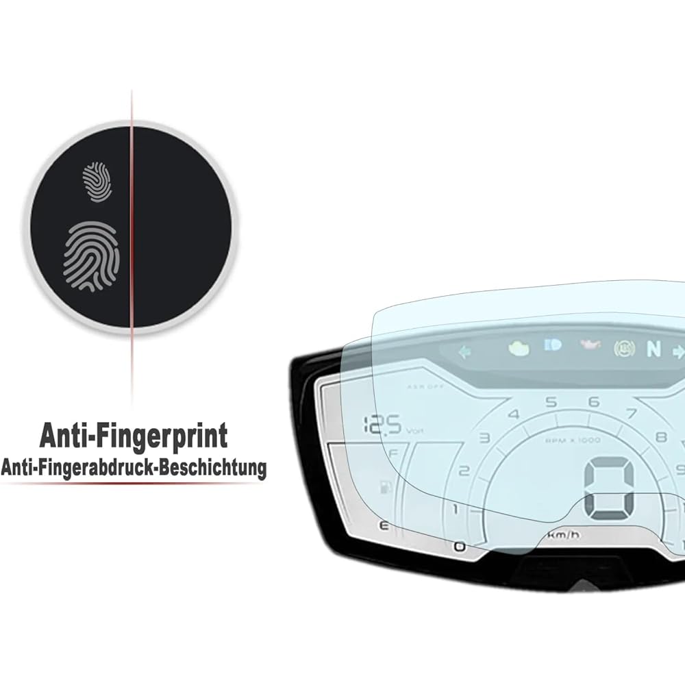 DEMUR Aprilia rs/tuono 125 2021-2023 Motorcycle Scratch Cluster Screen Dashboard Protection Instrument Film Dashboard Screen Protector (Size : 5 PCS)