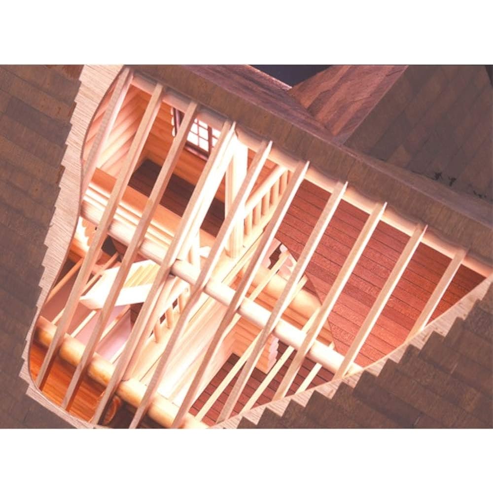 Woody Joe 1/24 log house wooden model