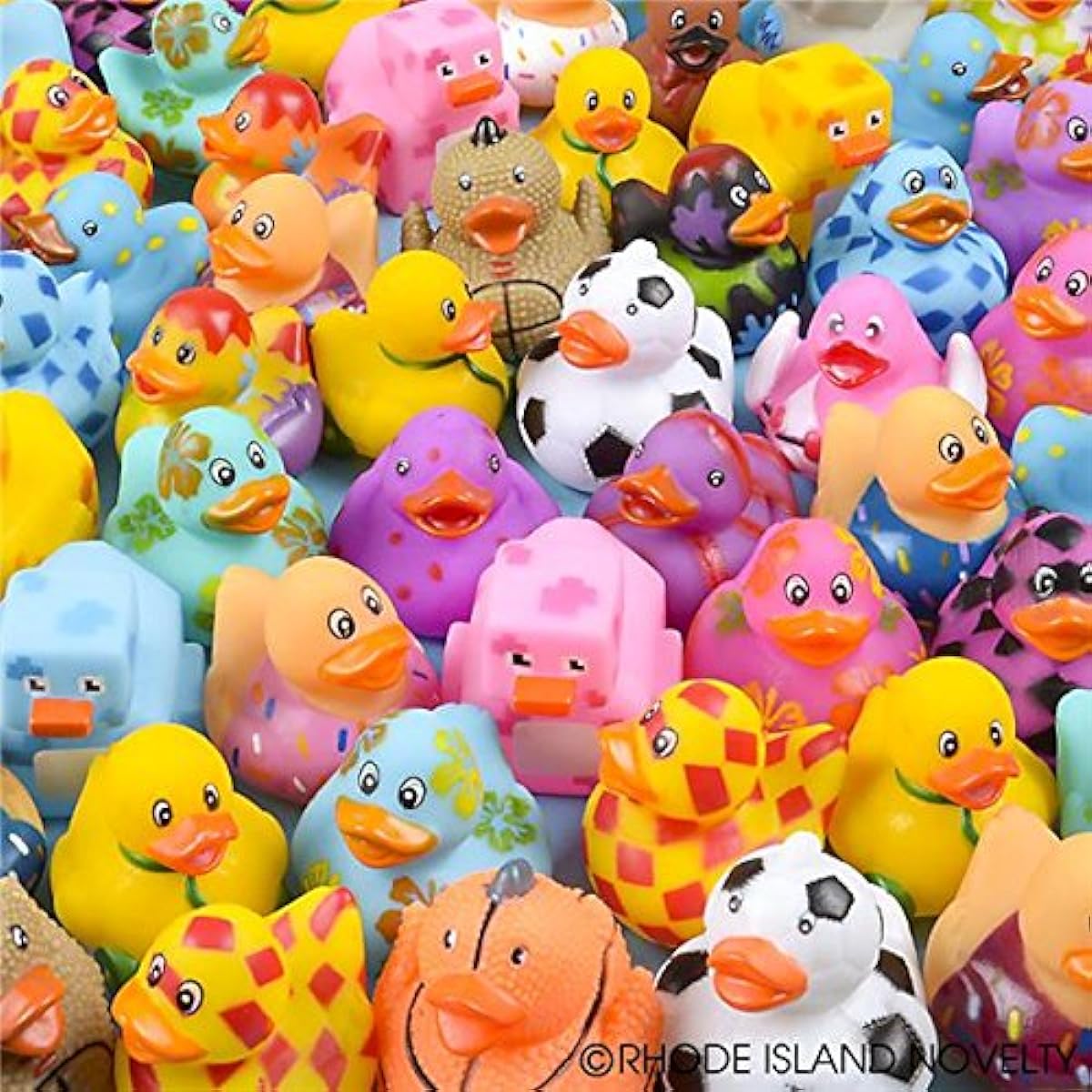 Fun Express Assorted Rubber Ducks – 50ピース 2-Pack of 50