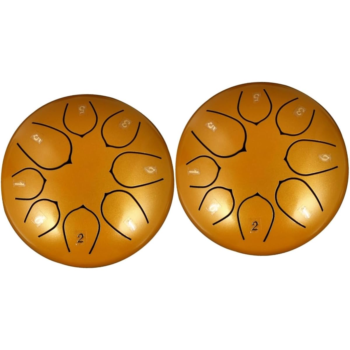 Vaguelly 2 Set 8 8 Note Ether Drum Steel Tongue Drum Kit Rhythm Tongue Drum Pan Drum Percussion Mini Tongue Drum Drum Mallet Bracket Professional Pan Drum Pandere