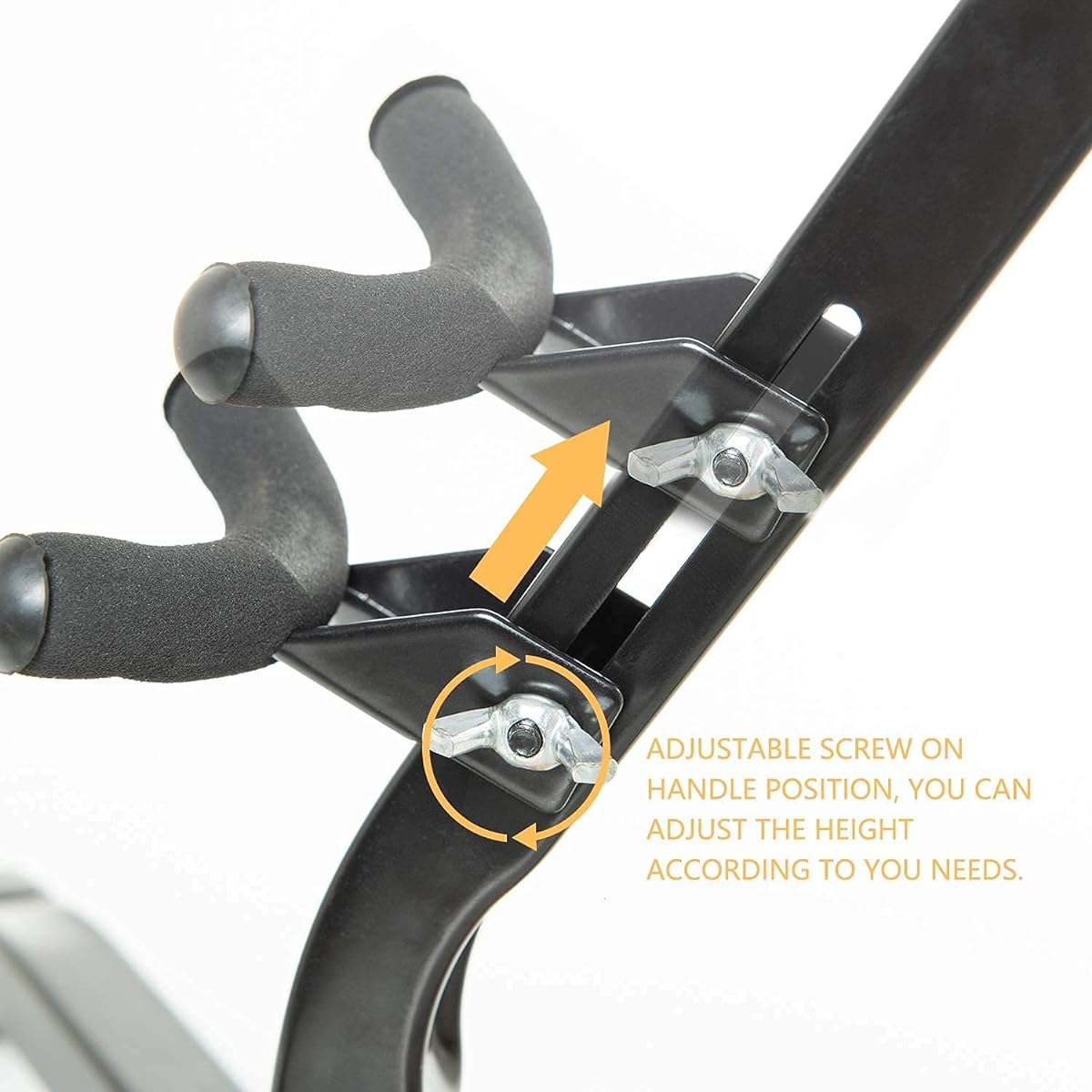 Gonioa Foldable Saxophone Stand, Alto/Tenor Saxophone Stand, Adjustable Metal Triangle Base Design, Saxophone Holder Rack, Portable Musical Instrument