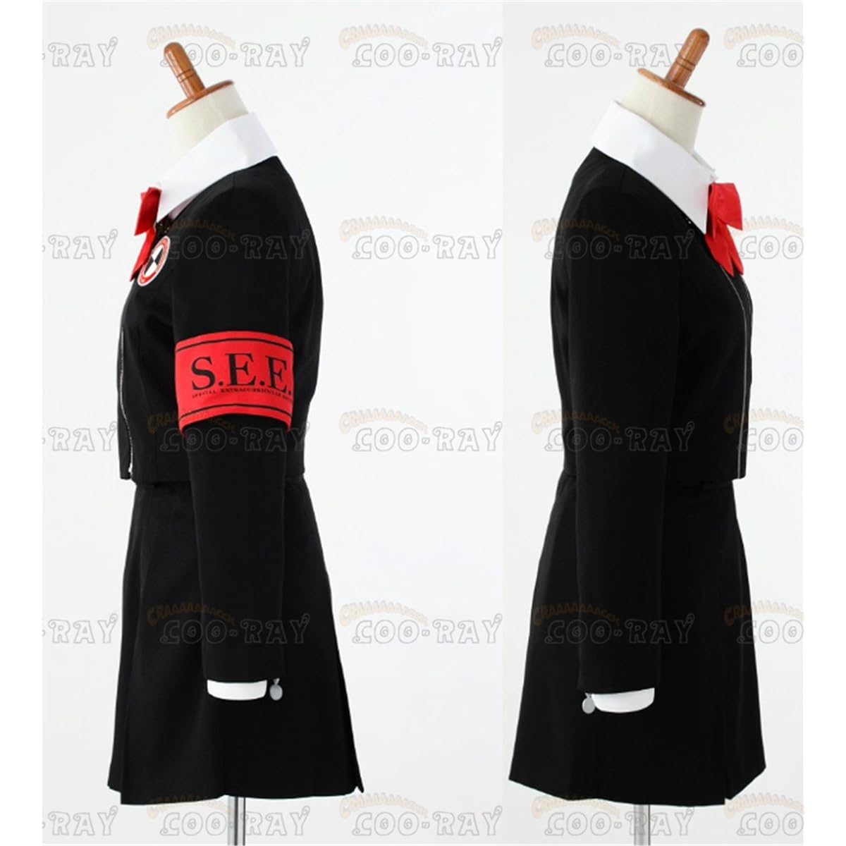 [COO-Ray] Persona 3 Gekkoukan Academy Uniform, Movie Version PERSONA3, Girls' Uniform, Costume, Cosplay, Fancy Dress, Cosplay Costume, Halloween, Christmas, Uniform, Adult, Child, Anime (Male S)