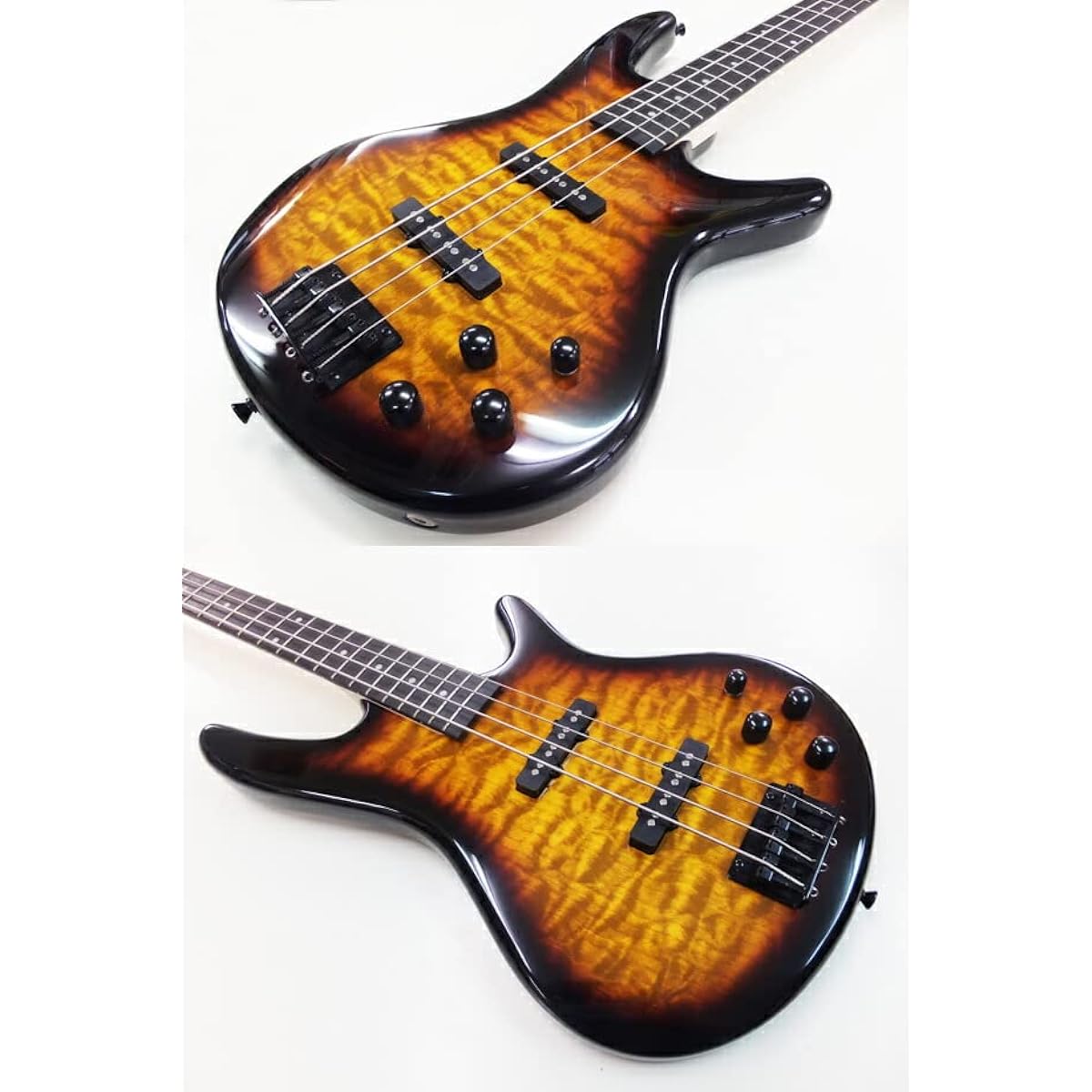 Ibanez GSR280QA TYS 4-string electric bass guitar for beginners, basic 8-piece set