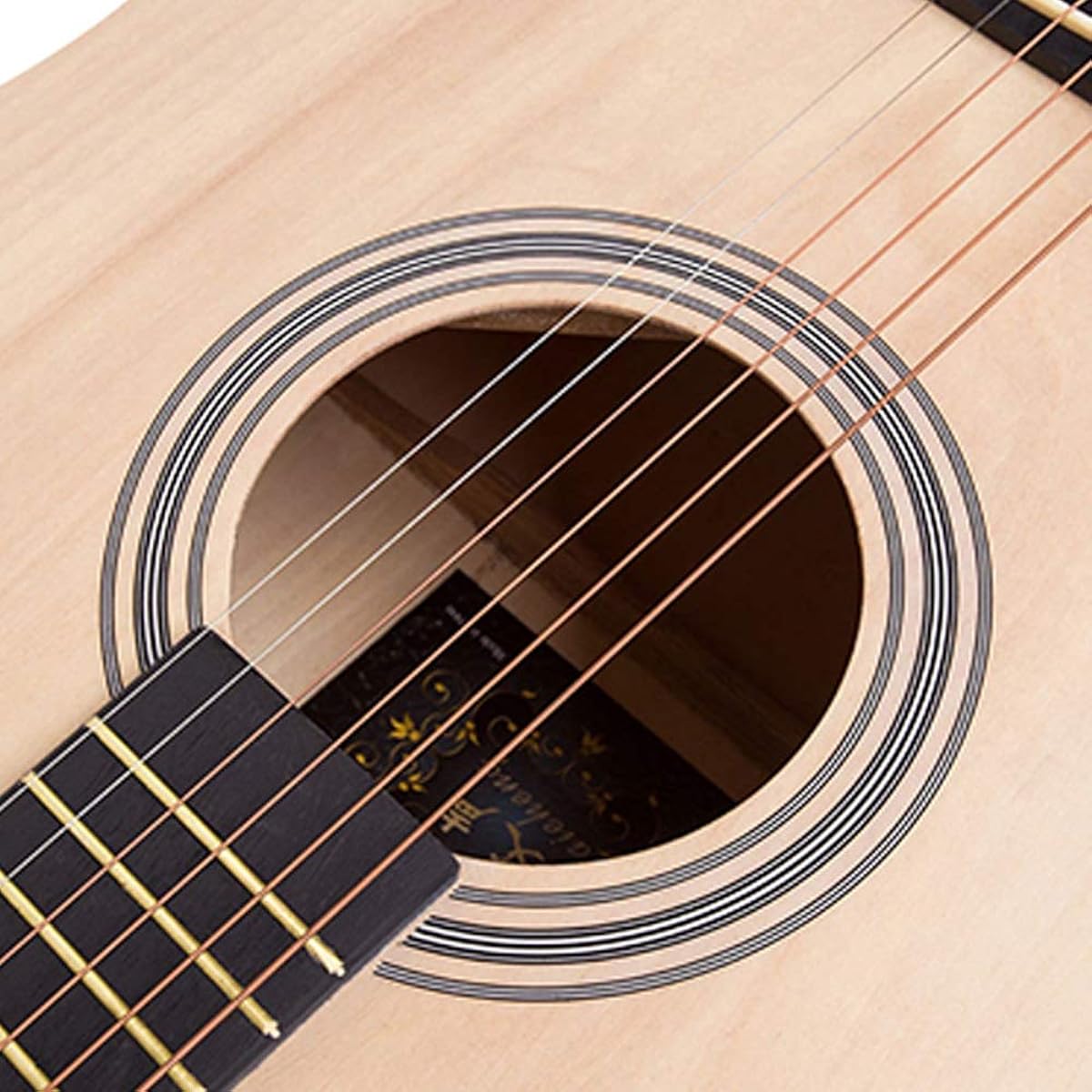 Beginner's Practice Guitar 41 Inch Natural Beginner's Full Size Classical Guitar for Elementary School Students and Adults Beginner Guitar (Color: Natural, Size: 41 inches)