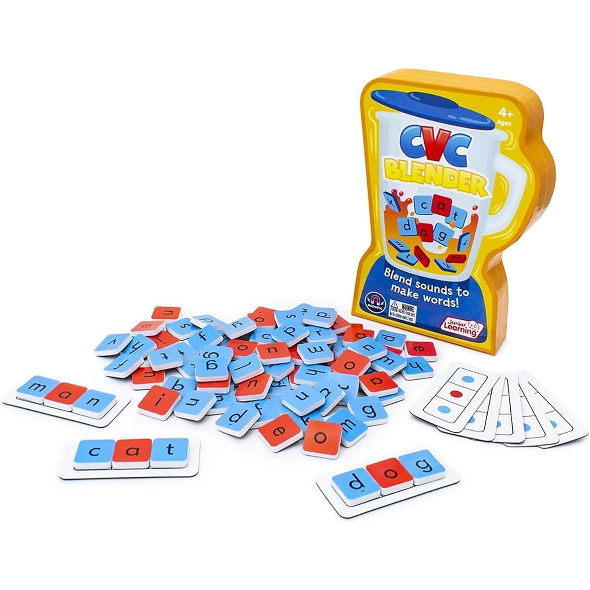 Junior Learning JL653 Games CVC Blender Magnetic Resources Multicolor