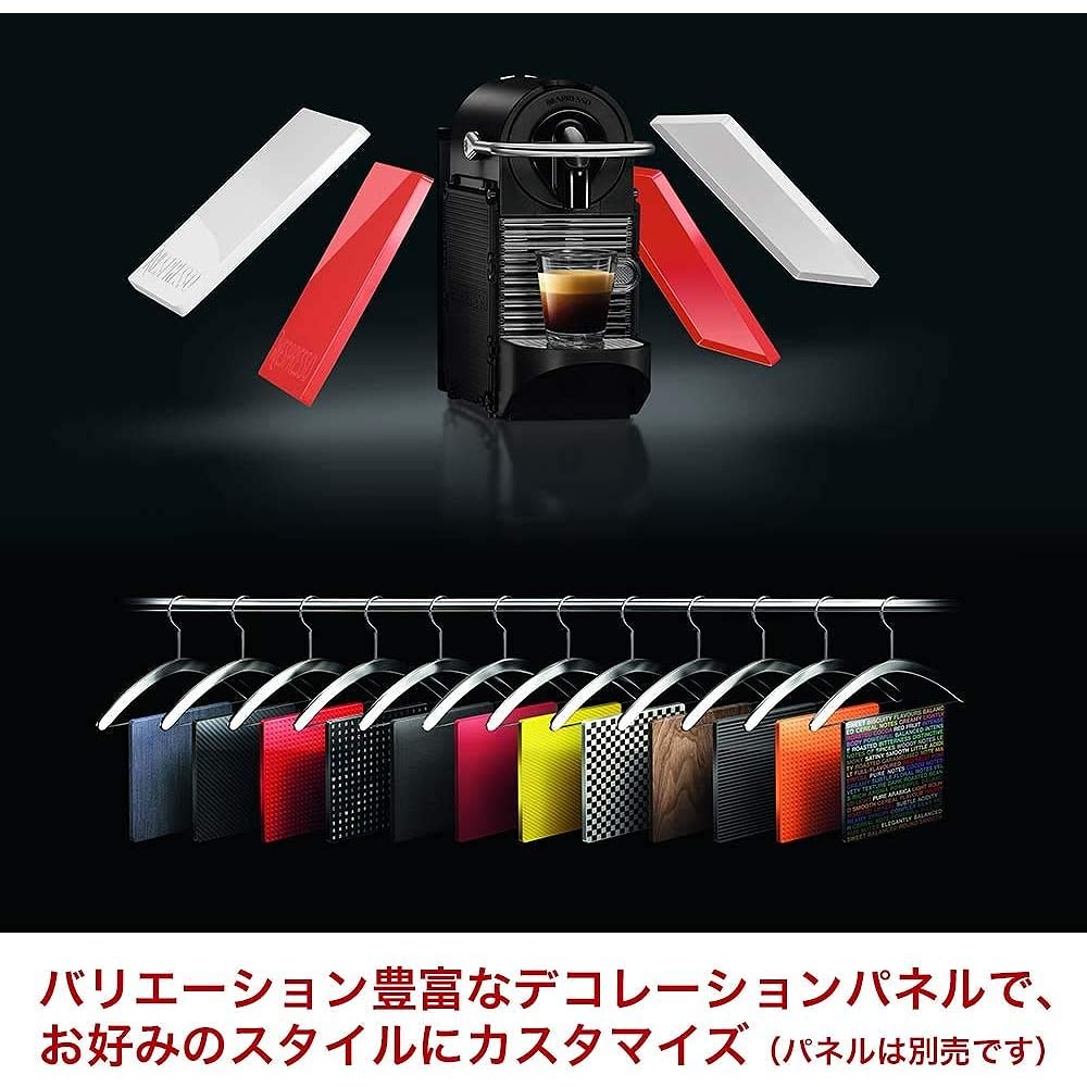 Nespresso Coffee Maker Pixie Clip White & Coral Red D60WR