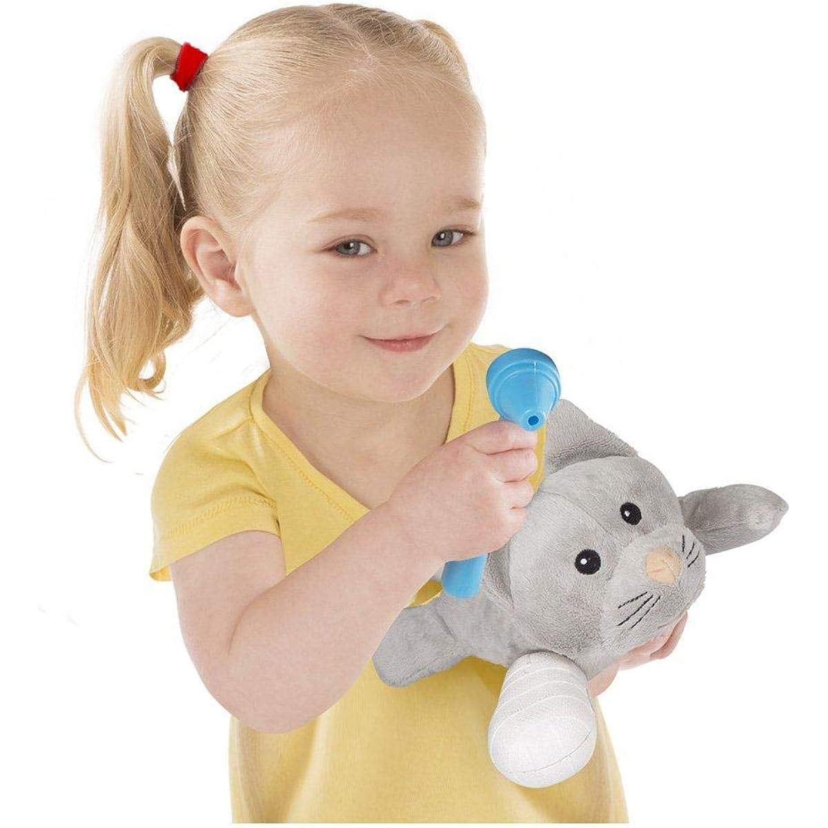 Melissa and Doug LCI8520 Pet Vet Playset 24 Piece Plush Dogs and Cats Sold as a Set