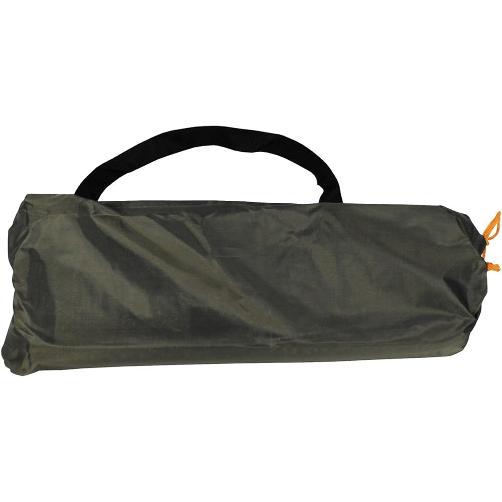 MFH Tarpaulin Waterproof Ground Sheet Tarp Cover with Brass Eyelets and Storage Bag - OLIVE DRAB 200 x 300 cm