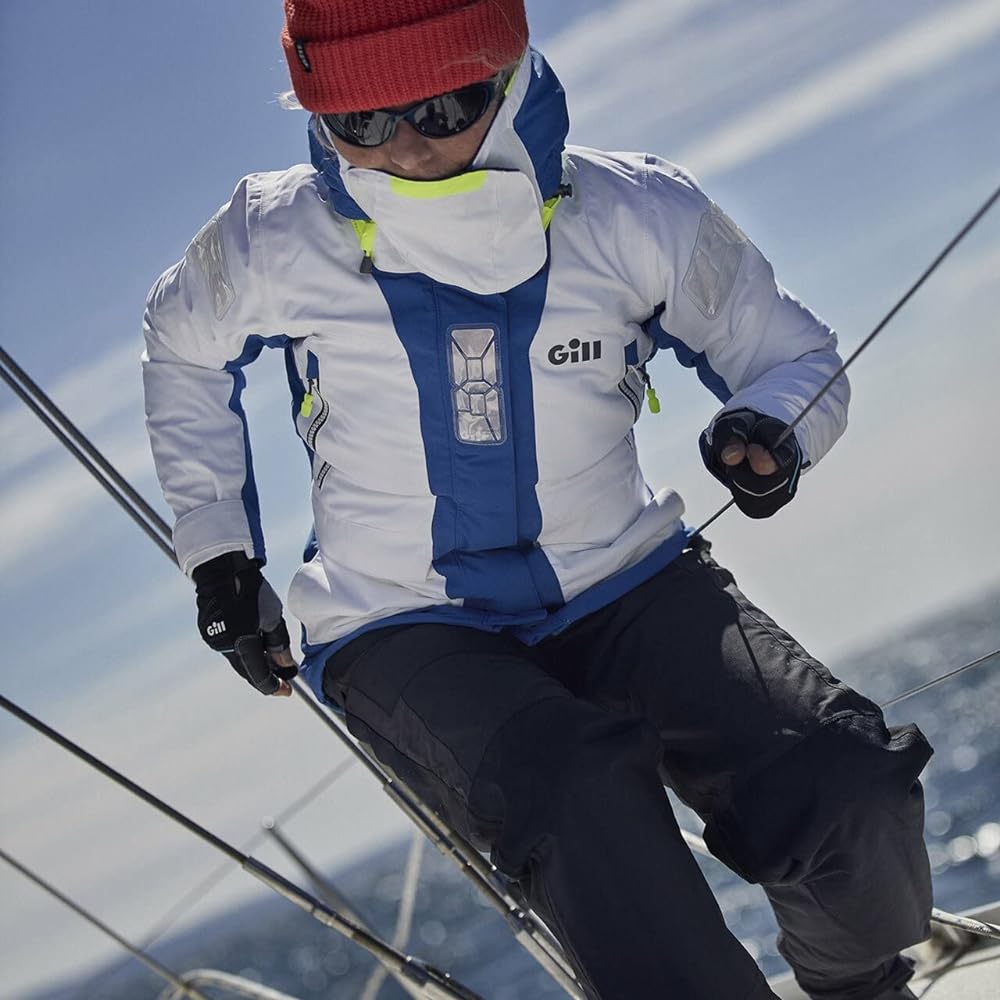 Gill Offshore Women's Jacket (OS2 Offshore Women's Jacket) White/Blue 10 OS24JW