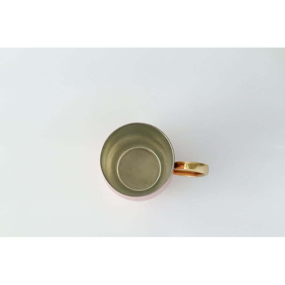 Asakusa Copper Silver Copperware Store Pure copper mug (small) 400cc Beer cup made by Mr. Hoshino with 40 years of experience as a craftsman