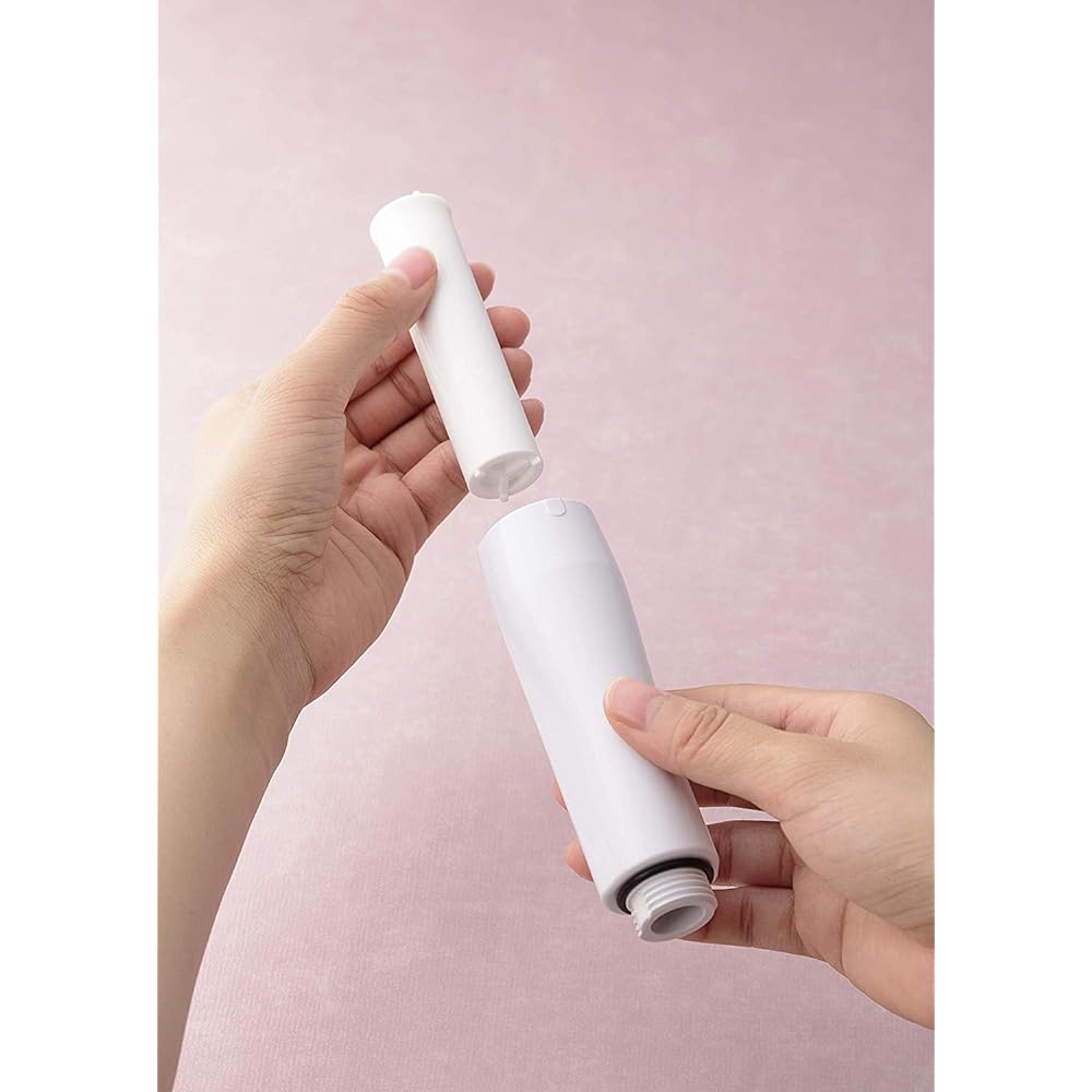 Tanaka Metal Manufacturing (TKS) Micro Bubble Shower Head "Bollina Pulito" [Water Purification Shower] 2 cartridges included TK-7030 Gray (Gray)