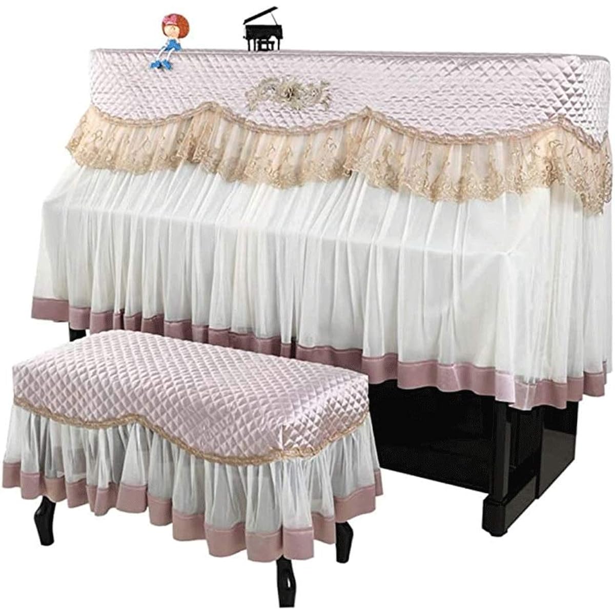 Piano cover fashion Nordic full cover upright piano cover