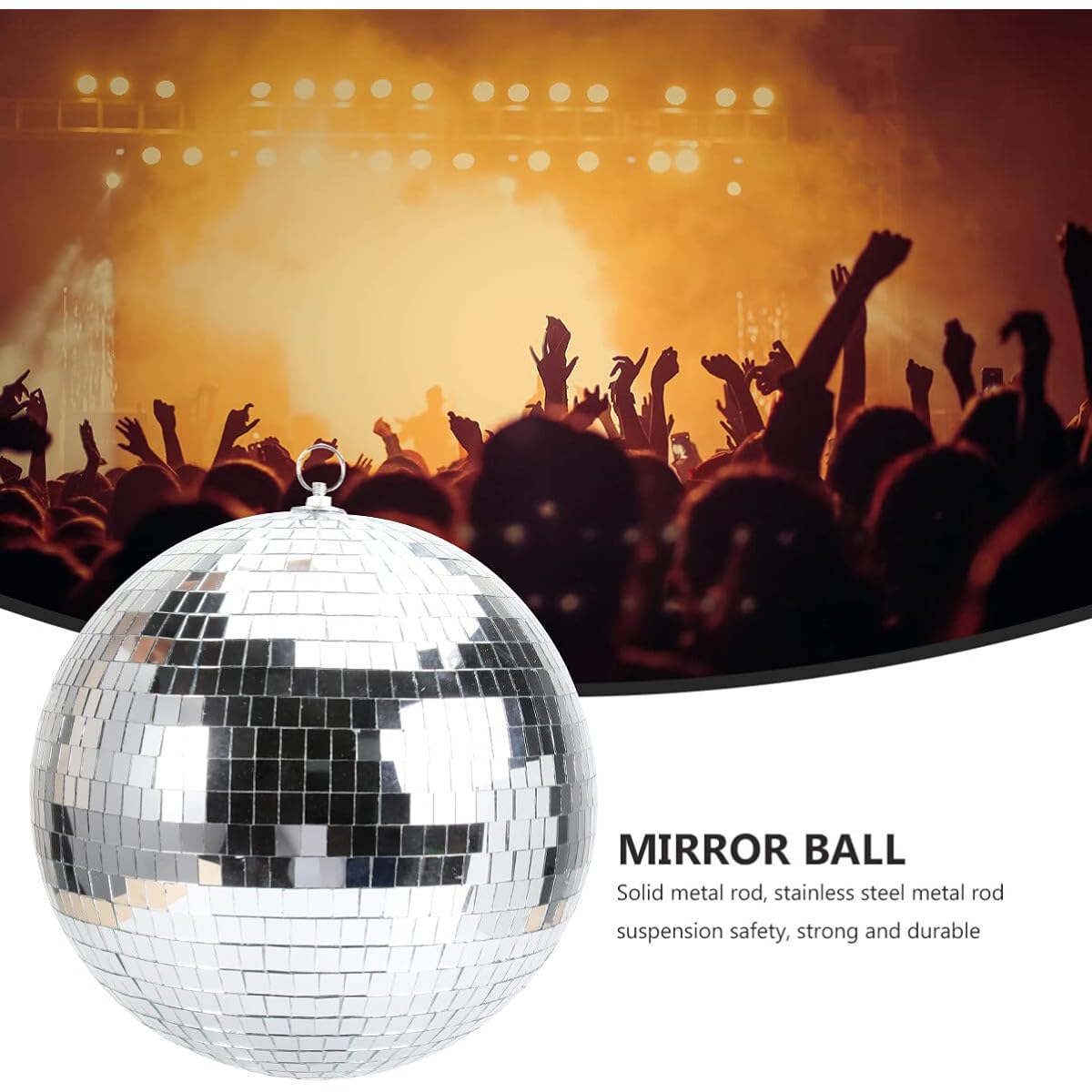 1pc Mirror Ball Disco Ball Spotlight Home Ornaments Club Disco Ball Holiday Party Ball Disco Ball Bulk Disco Ball 12 Inch Disco Ball