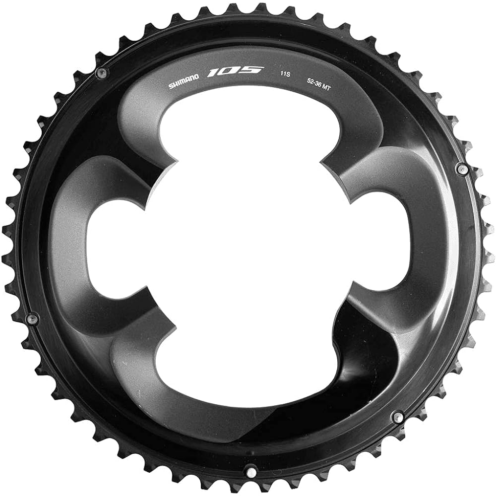 SHIMANO Repair Parts Chainring 53T-MW (Black) for 53-39T FC-R7000 Y1WV98050