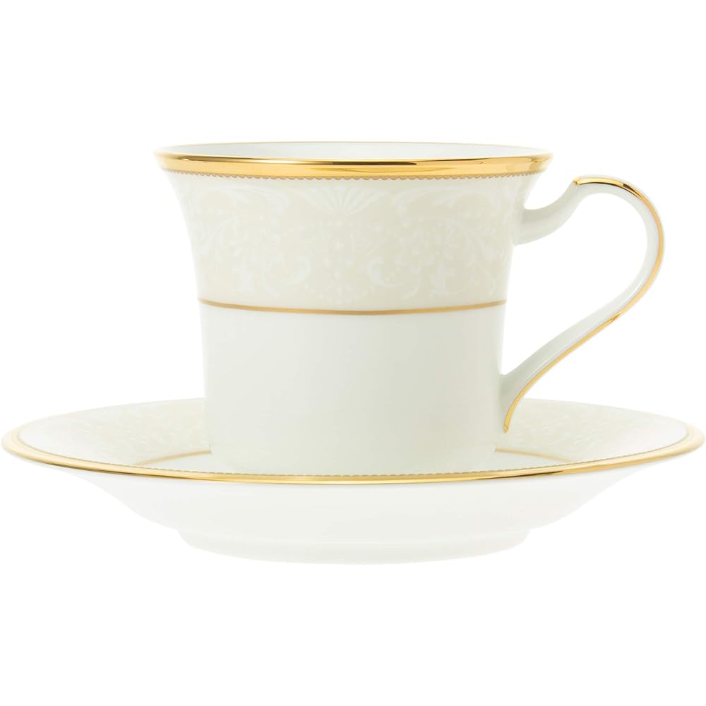 Noritake American Cup & Saucer 220cc White Palace Bone China T59589/4753