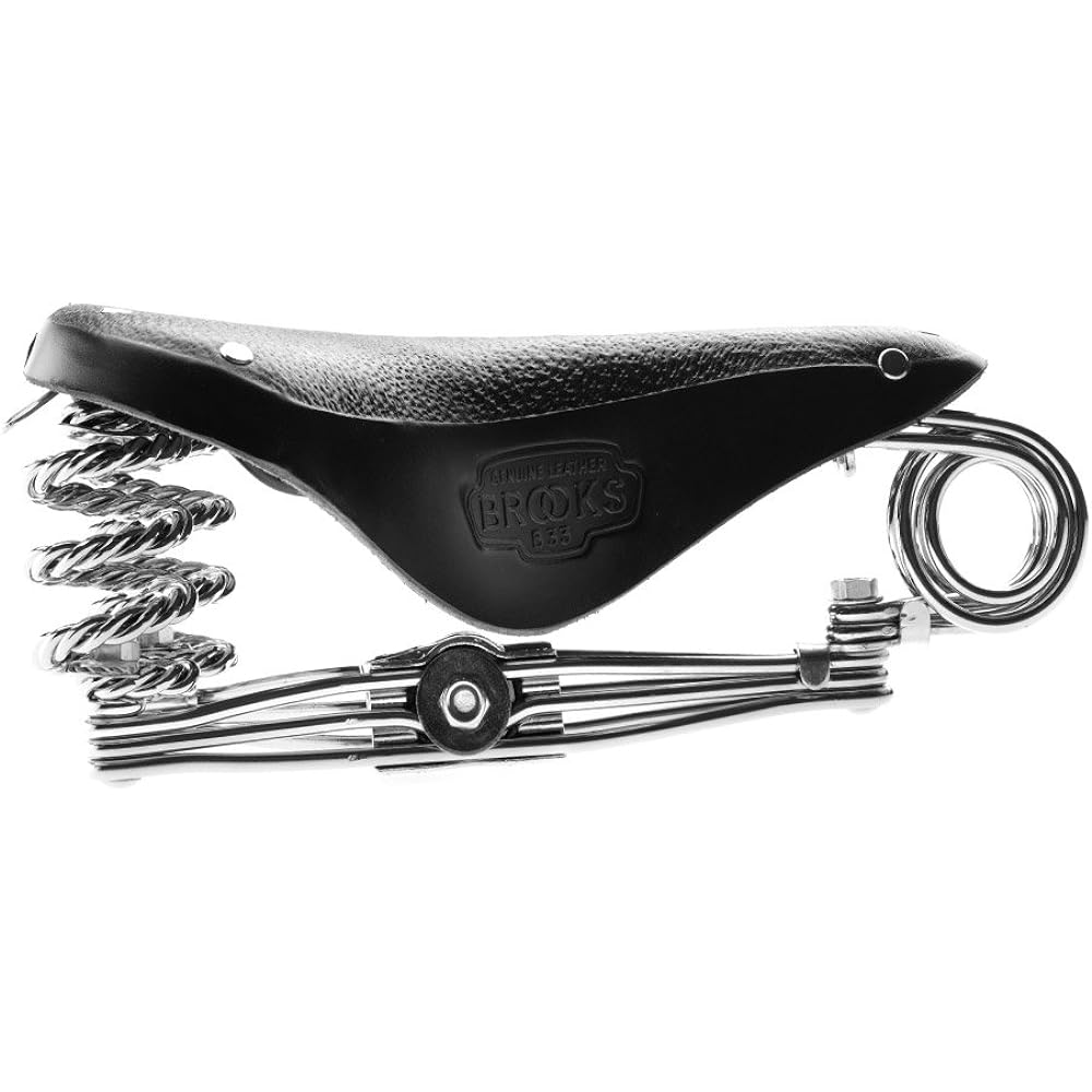 BROOKS (Brooks) Leather saddle Large spring model for city bikes B33 CHROME [Japanese genuine product/]