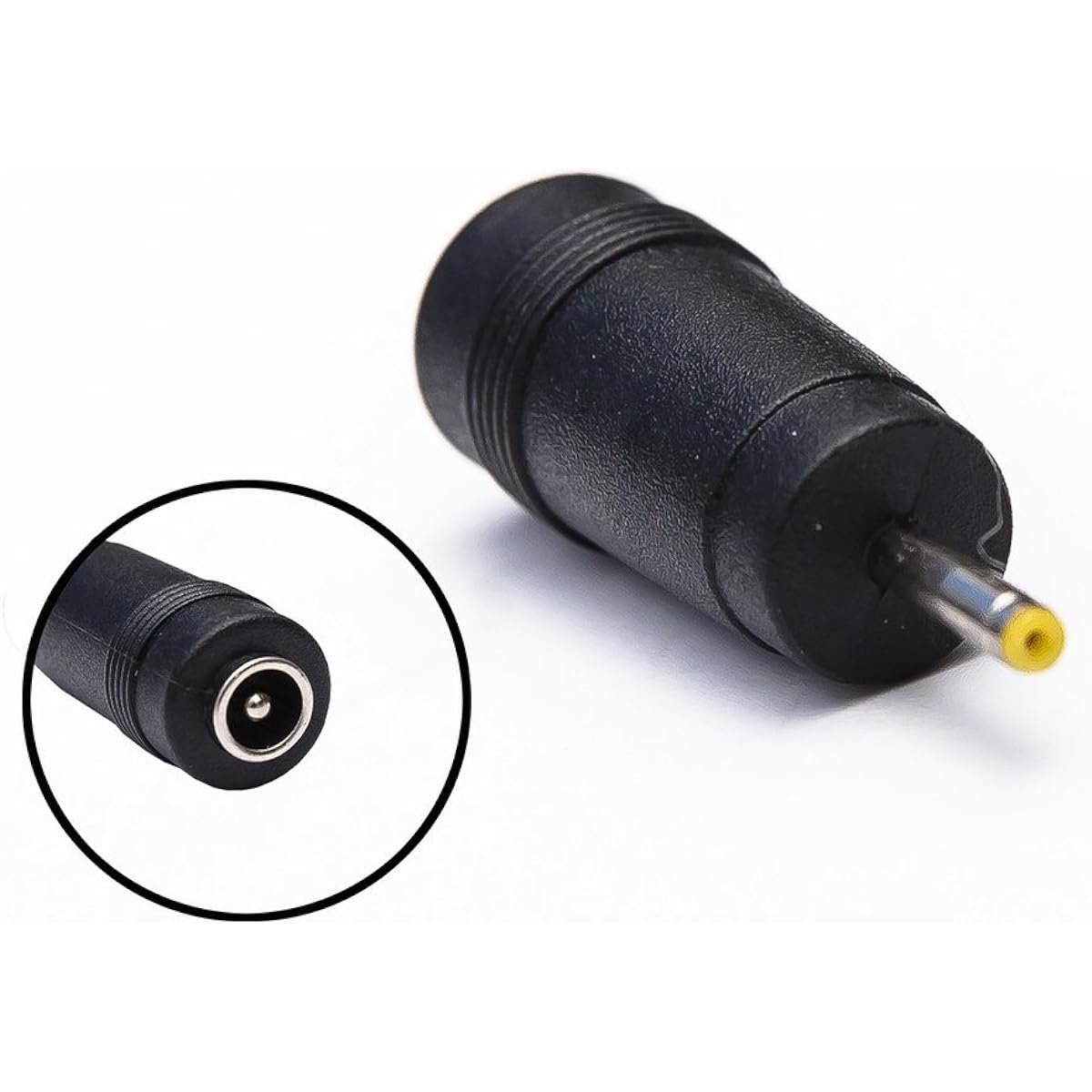 Omnihil Adapter Plug Converter 5.5mm x 2.5mm Female Plug to 5.5mm x 1.7mm Male Plug