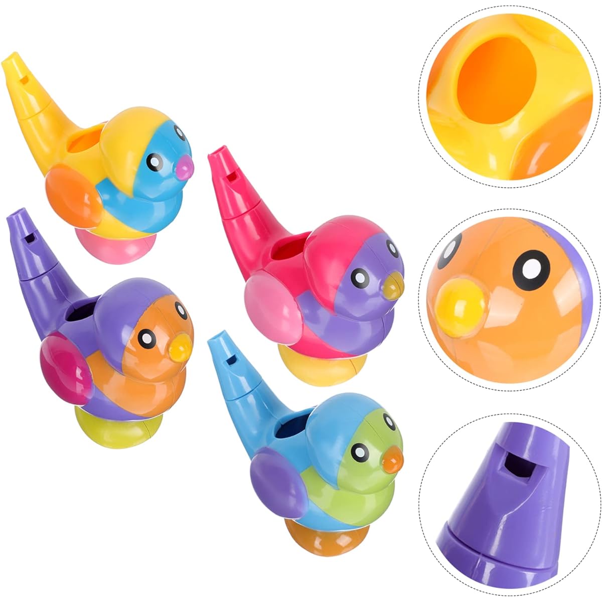 Alipis Kids Whistle Bathtub Mini Bath Play Play Shower Kids Plastic Children Cartoon Baby Swimming Toys Infant Squeak Whistle Vocalized Water Bird Play Bath Water Bird Whistle