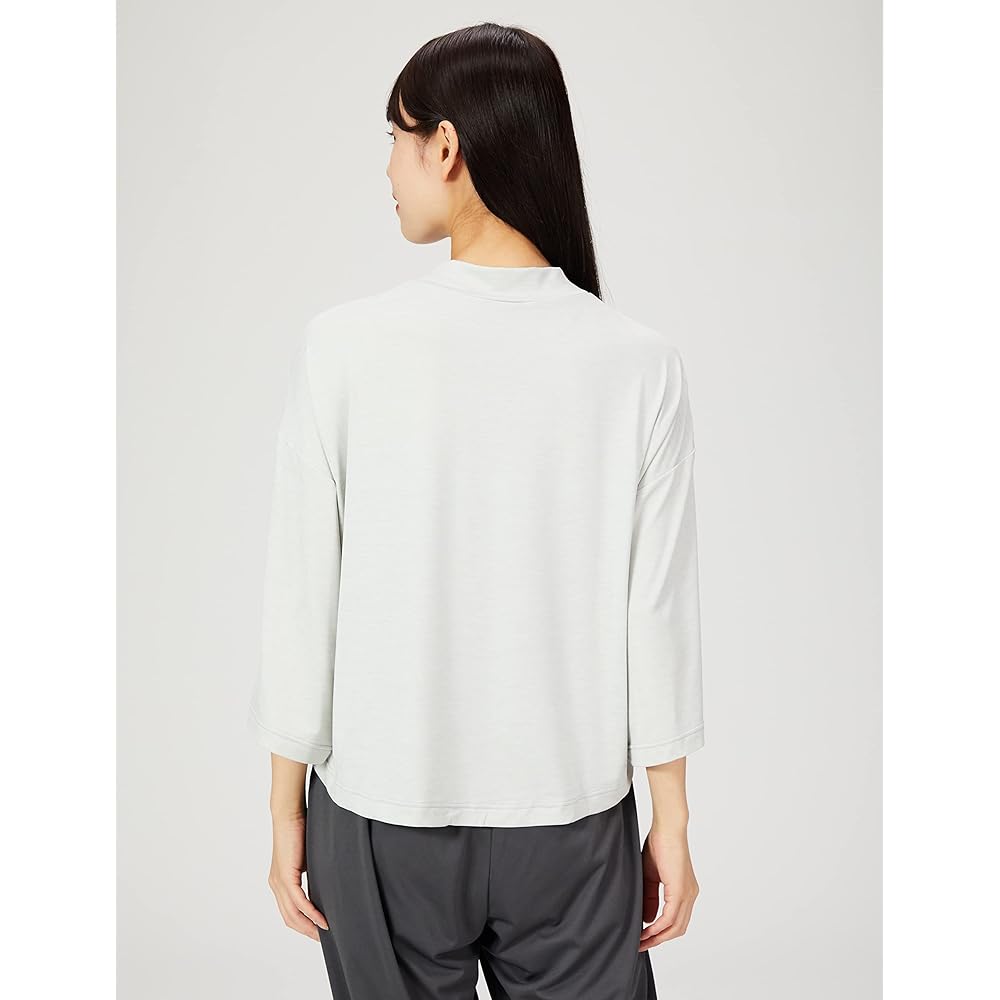 [CEDA Blue X/Wacoal] Outer Top T-Shirt (3/4 Sleeve) Sweat Absorbent Quick Drying Antibacterial Odor Resistant UV Protection DFY507 Women's