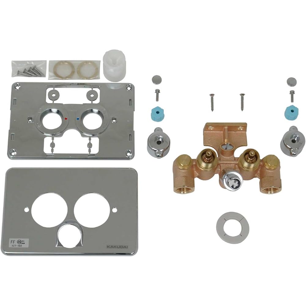 KAKUDAI Washing machine mixing faucet for rising piping 127-102