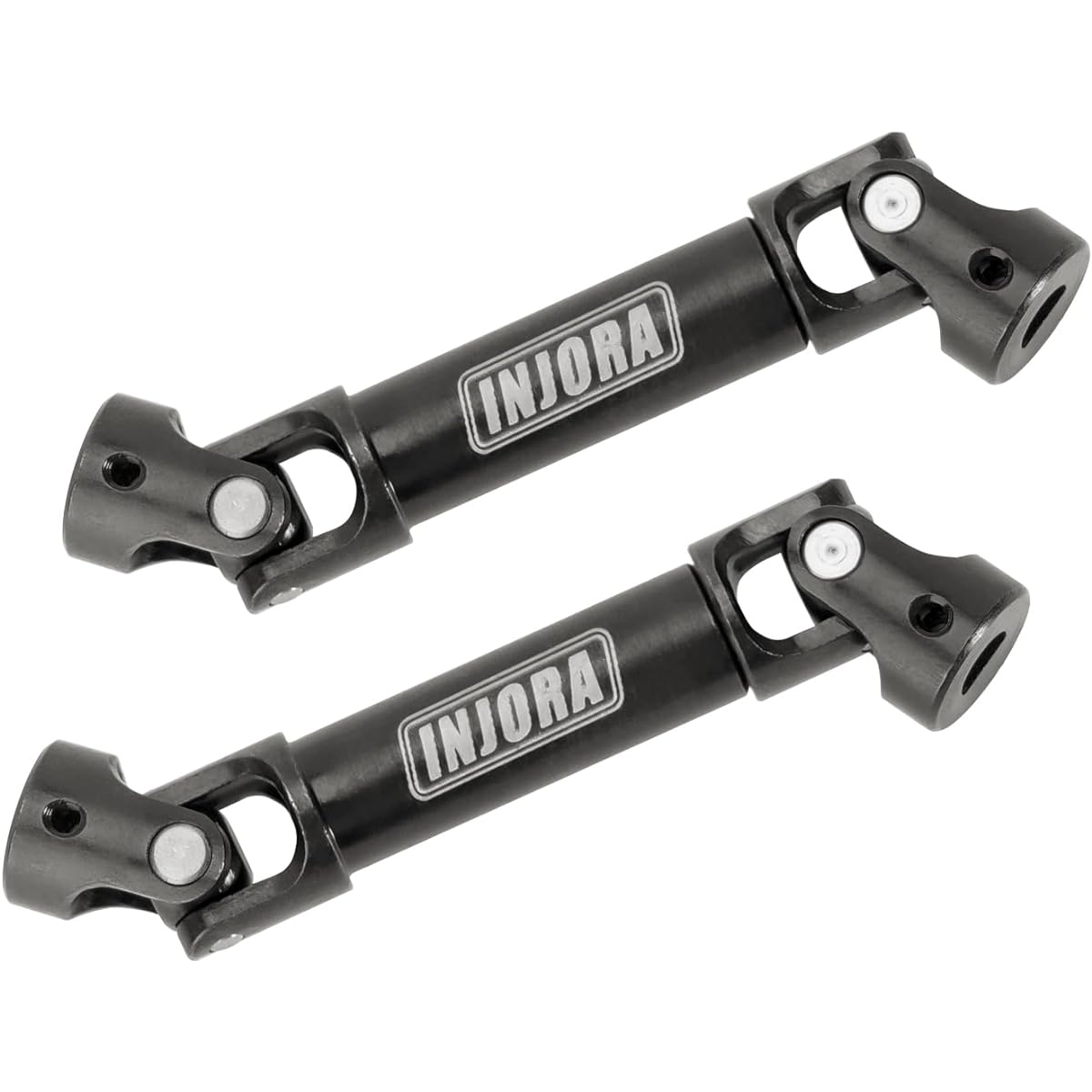 INJORA D-shaped Hole Drive Shaft - Hardened Steel Drive Shaft for 1/24 RC Crawler FMS FCX24 Upgrade
