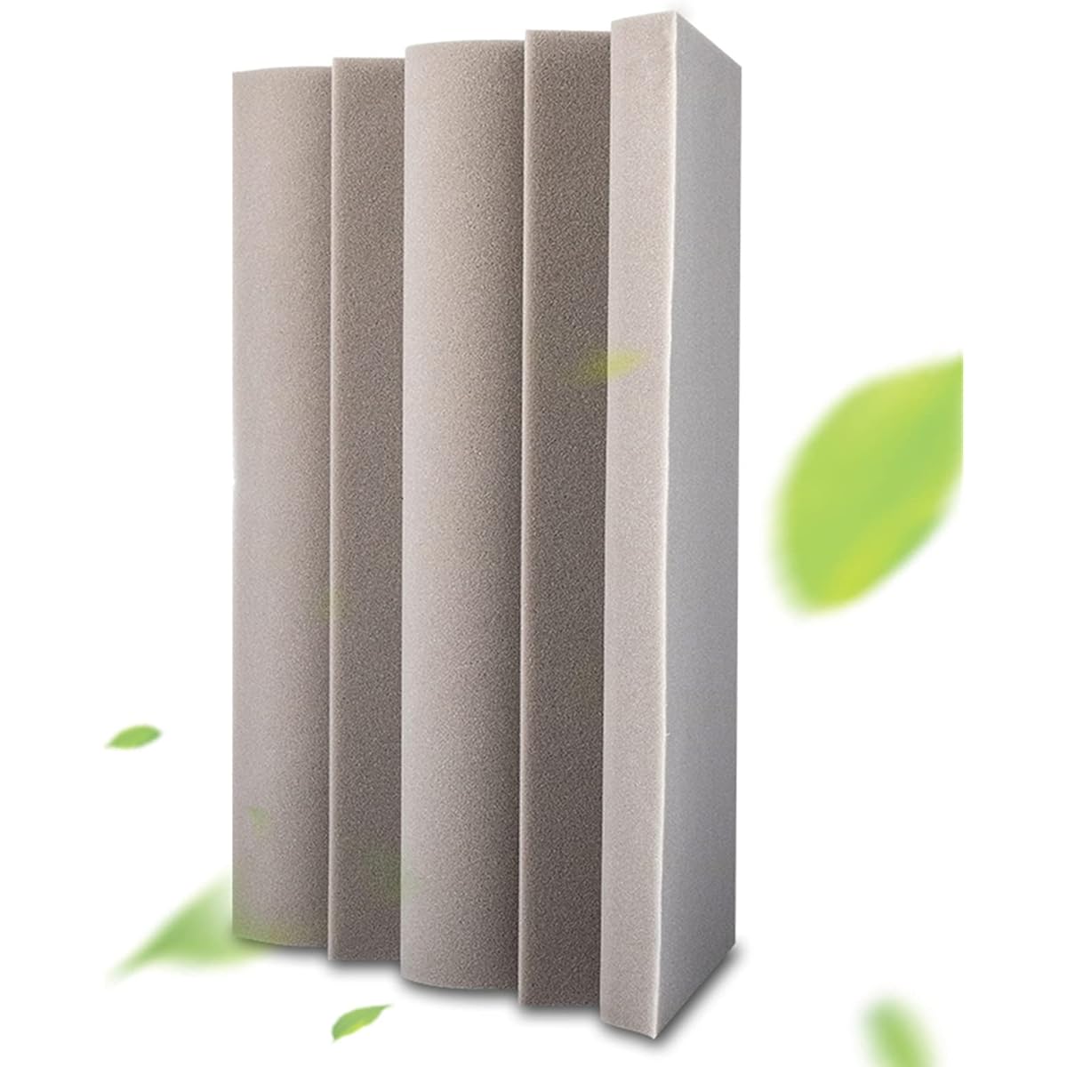 Acoustic Panel Set for Home Office or Home Theater, Bass Trap Soundproofing Panels High Density Sound Deadening Foam Corner Acoustic Panels (Purple) (Black)