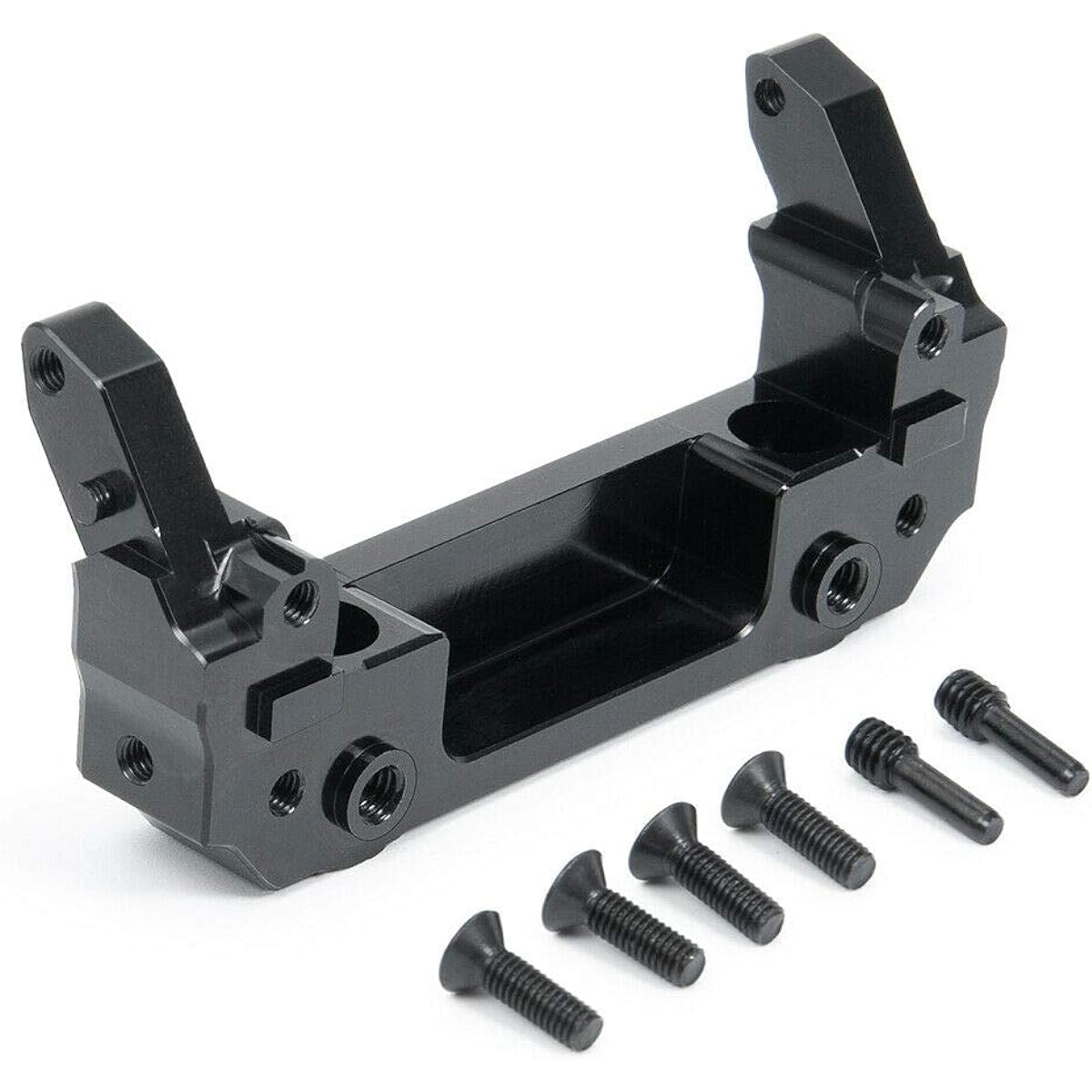 Metal Servo Relocation Front Plate Bumper Mount for SCX10III AXI03007 Crawler