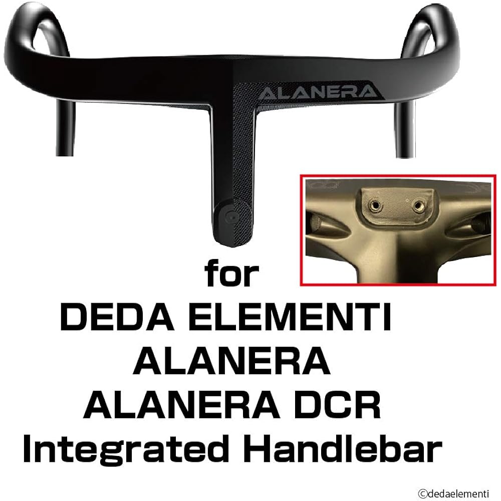 REC-MOUNTS Deda (ALANERA DCR integrated handlebar) dedicated type α combo mount (model compatible with 10 brands) [DEDAα+GP] Garmin, Cateye, Pioneer, Rezine, Wahoo, Brighton, Giant, Xplore Compatible with Ba, Sigma, Polar, GoPro HERO