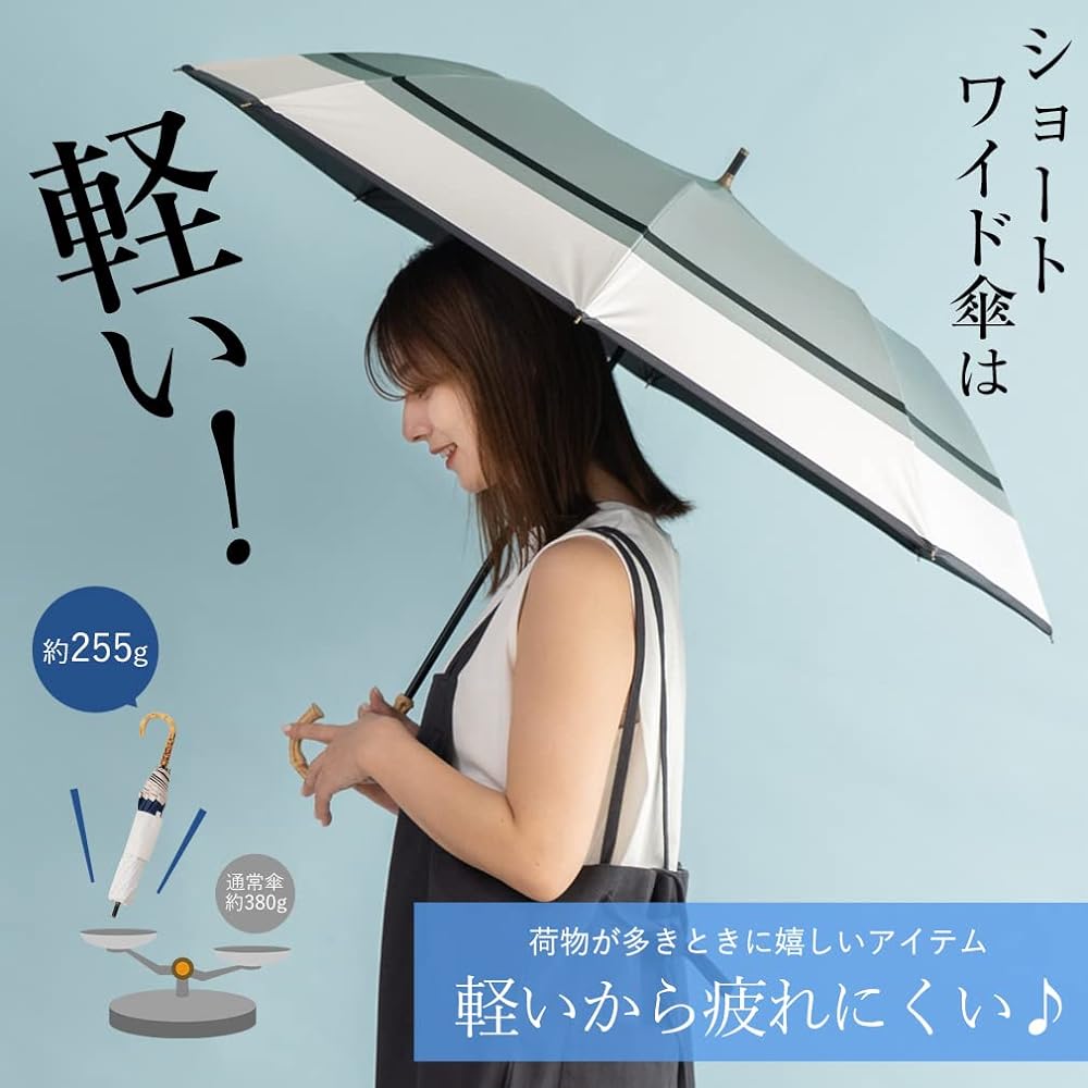 [Vita Felice] Vita Felice Short Wide Umbrella for Both Sunny and Rainy Days, Combination Print, Women's vsgz-744z
