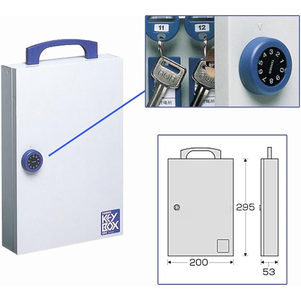 Tanabe Metal Industry Key Storage Box TANNER Dial Key Box ODC-10
