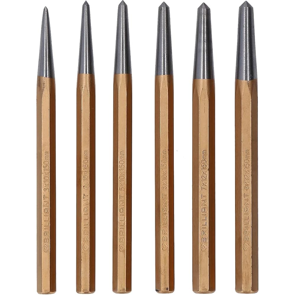 KS Tools Center Punch Set 6 Pieces BT085080